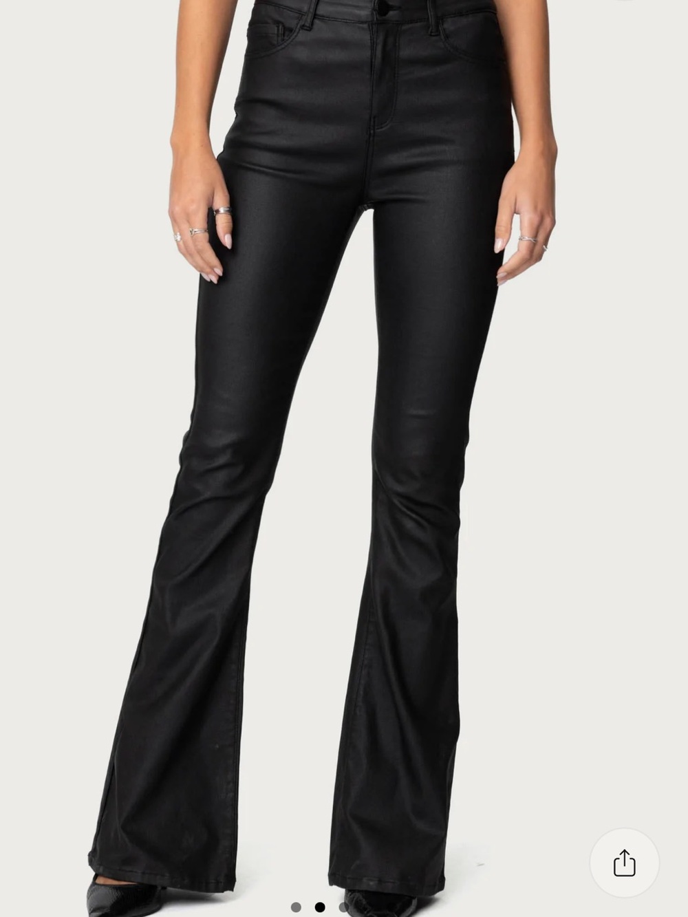 Edikted faux leather pants